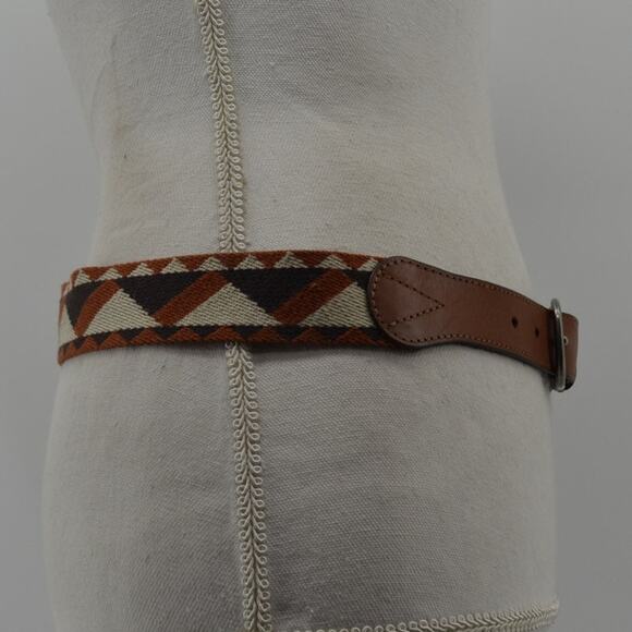 Levi's Men's Size 32 Southwestern Belt Multi-color Geo Woven - Picture 7 of 10
